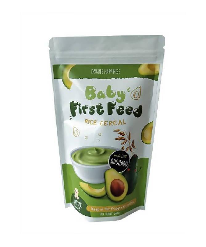 Double Happiness Baby First Feed Rice Cereal-Bebehaus