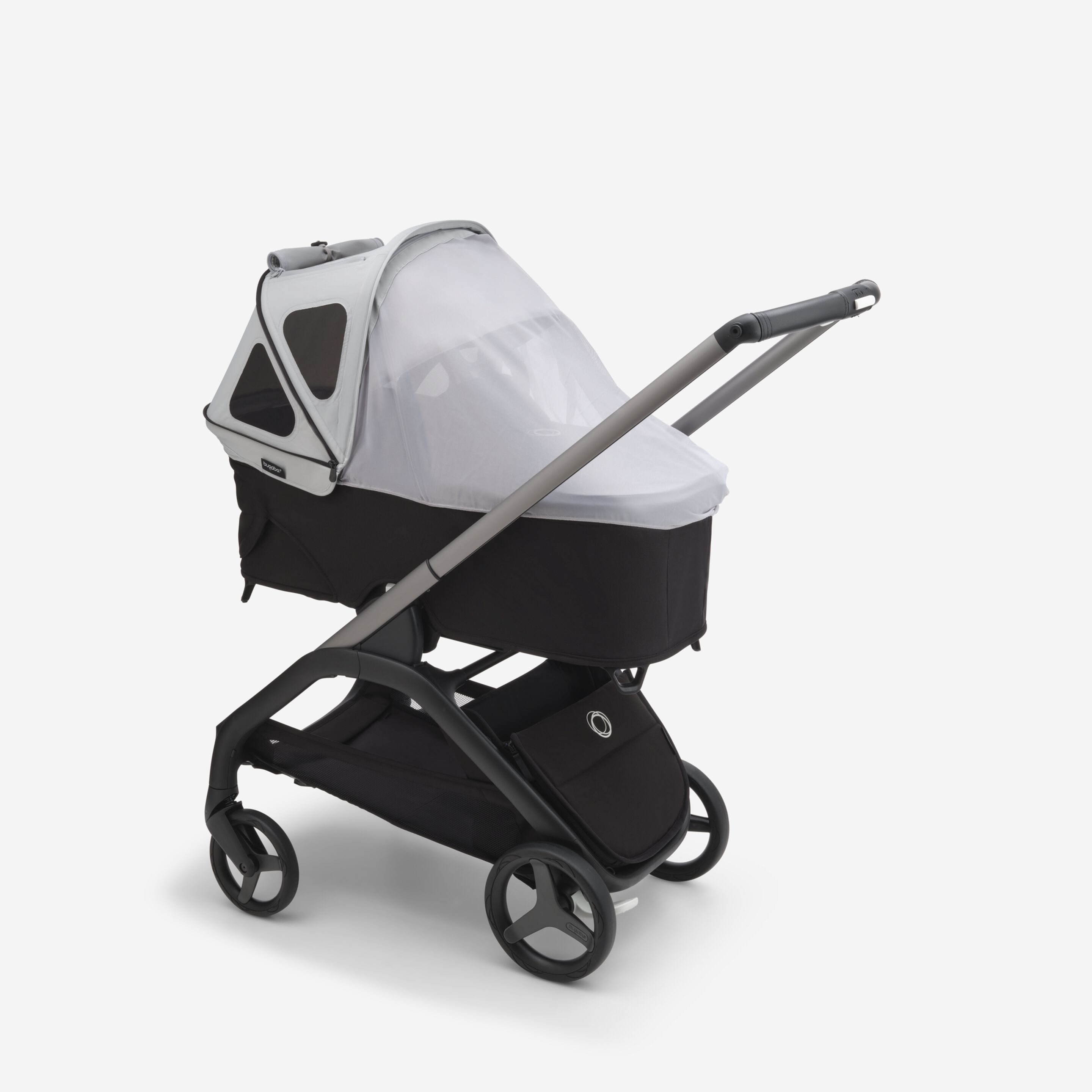 Bugaboo Dragonfly Breezy Sun Canopy - Misty Grey-Bebehaus