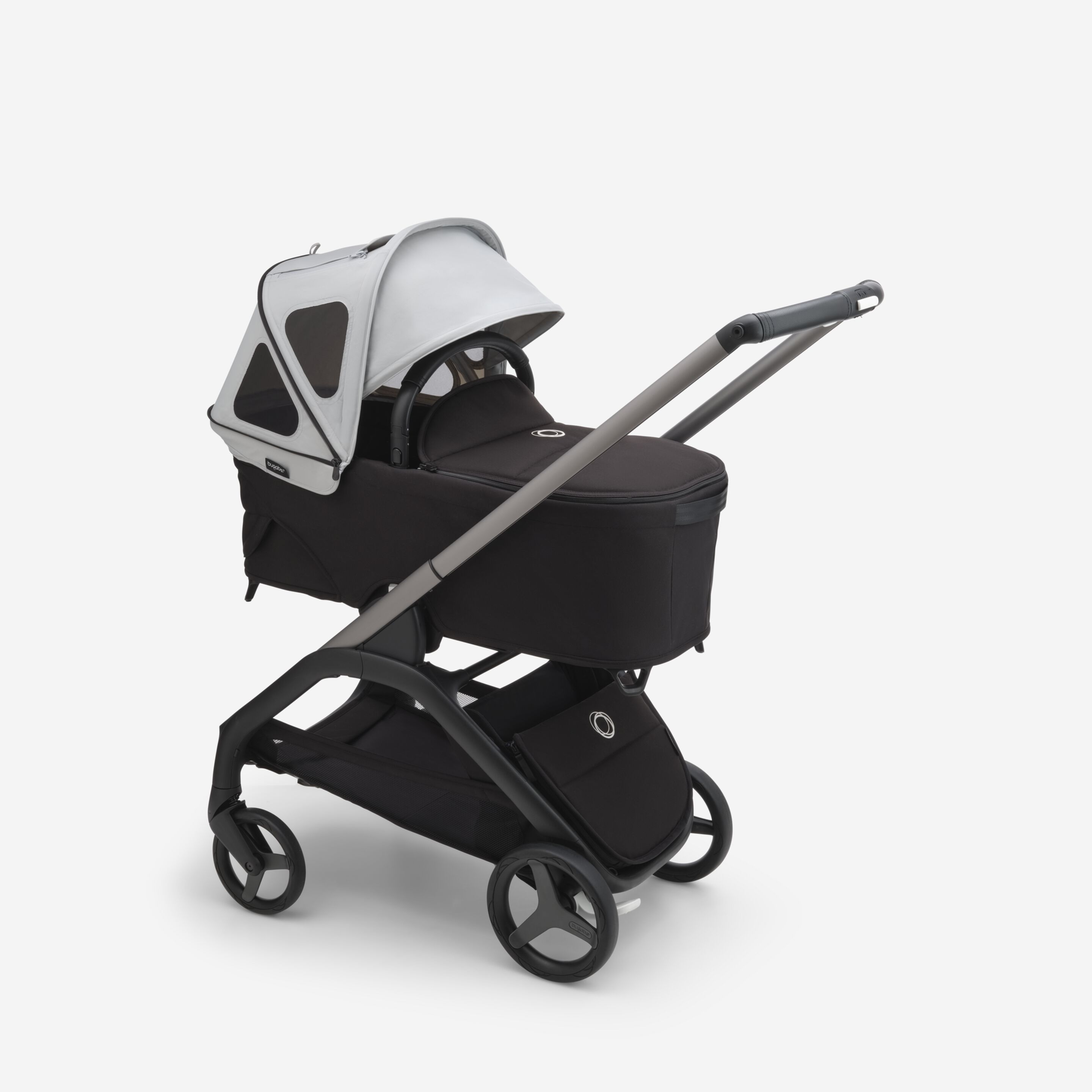 Bugaboo Dragonfly Breezy Sun Canopy - Misty Grey-Bebehaus