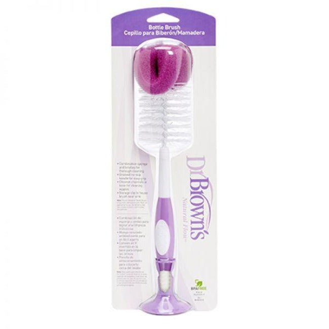 Dr. Brown's Natural Flow® Baby Bottle Brush (Assorted)-Bebehaus
