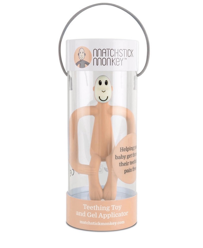 Matchstick Monkey Teething Toy With Tail