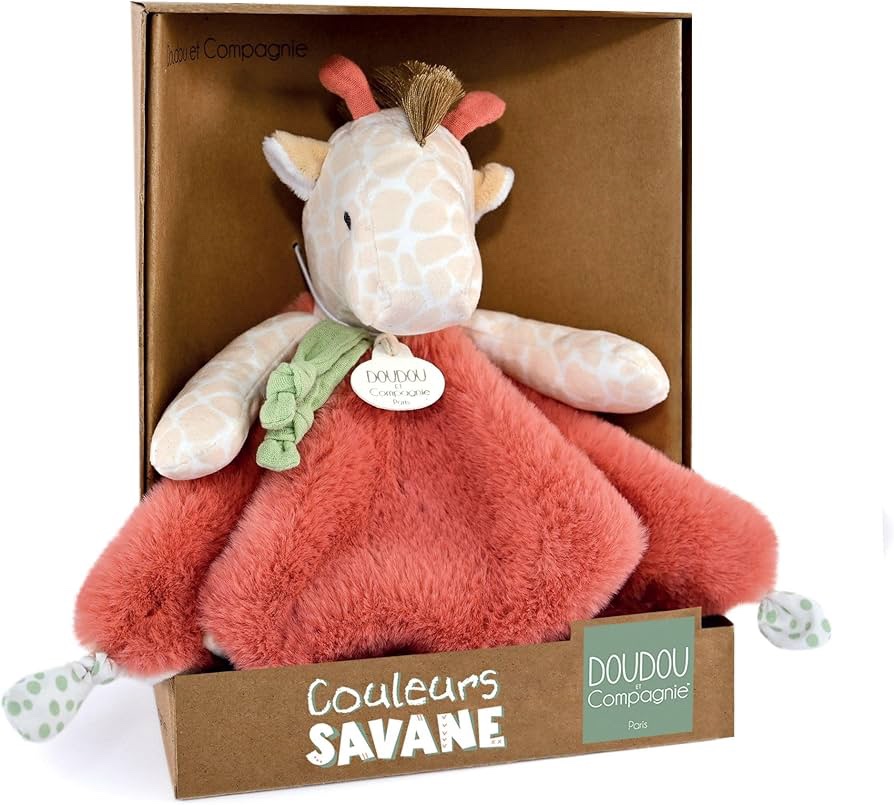 Doudou Couleurs Savane - Giraffe Big