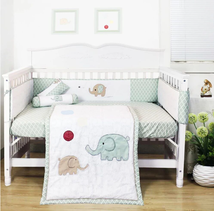 Happy Cot  5pcs Bedding Set-Bebehaus