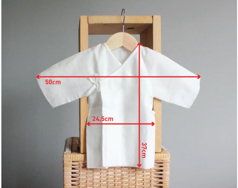 Suzuran Gauze Short Undershirt 2 pcs (0-9months)-Bebehaus