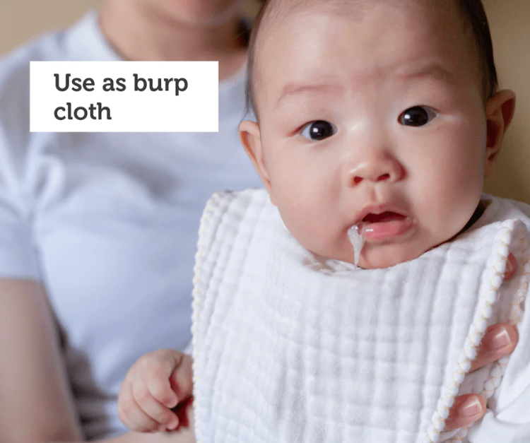 Suzuran Gauze Sweat Pad 3 pcs-Bebehaus