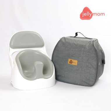 Jellymom Wise Baby Booster Chair Muted Grey-Bebehaus