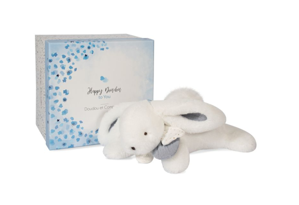 Doudou et Compagnie Happy Rabbit Glossy 25cm-Bebehaus
