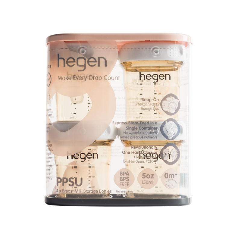 Hegen 150ml/5oz Breast Milk Storage 4pcs-Bebehaus