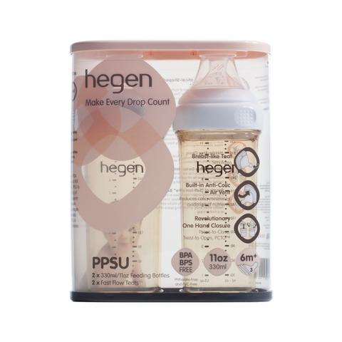 Hegen PCTO 330ML PPSU Feeding Bottle 2Pc-Bebehaus