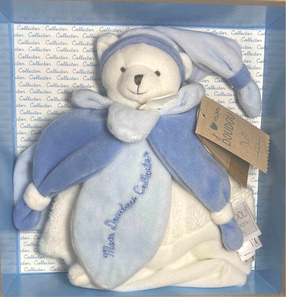 Doudou et Compagnie Jaime Mon Collector Bear Blue-Bebehaus