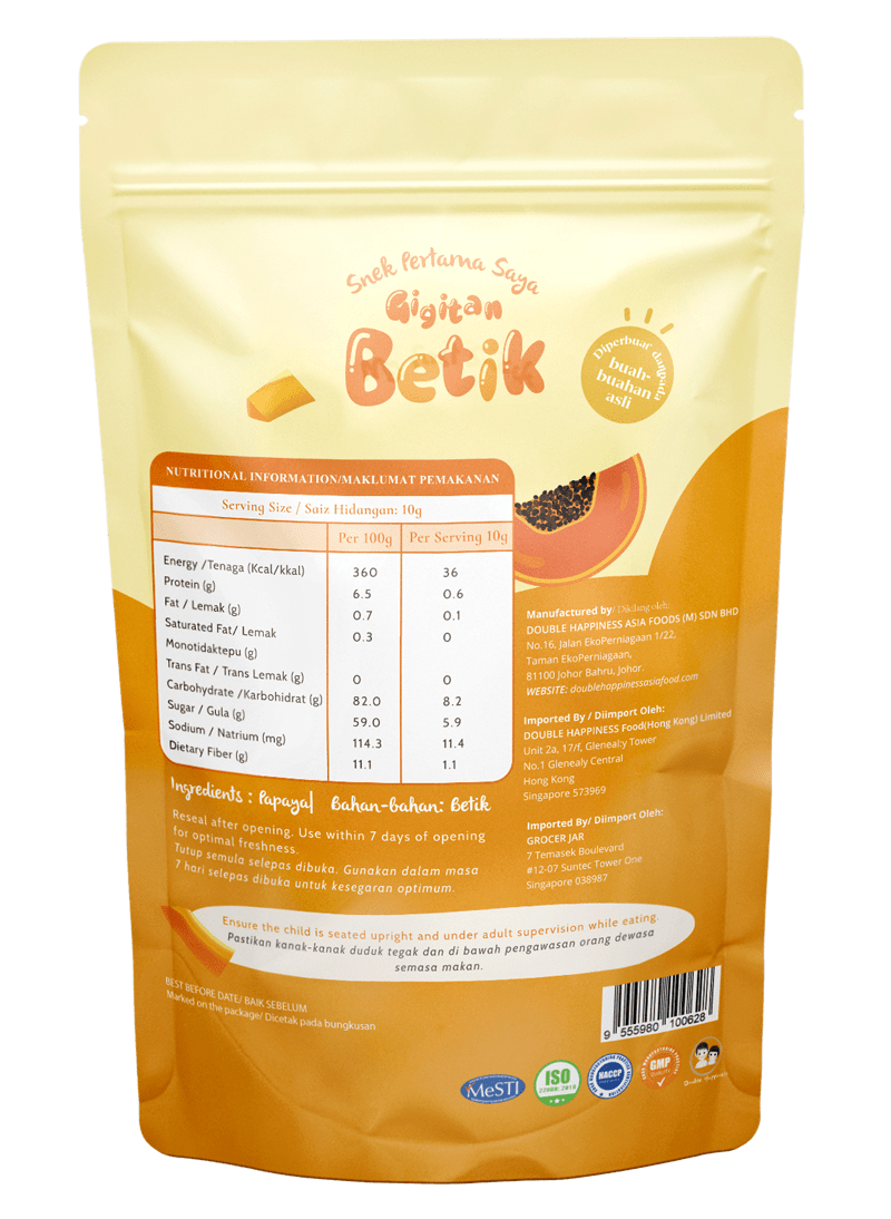 Double Happiness My First Snack Dried Fruits-Bebehaus