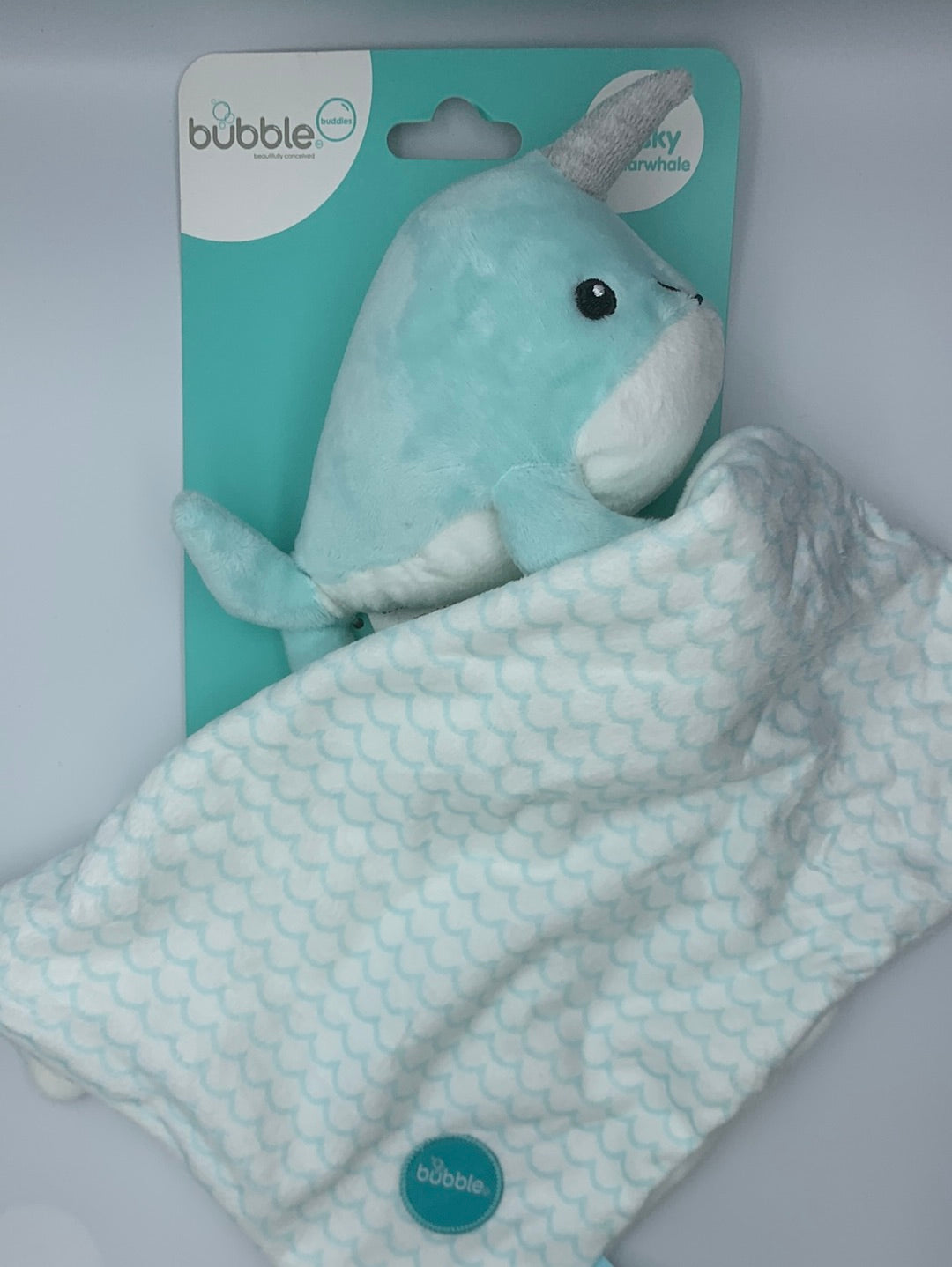 Bubble Comforter - Tusky the Narwhale-Bebehaus