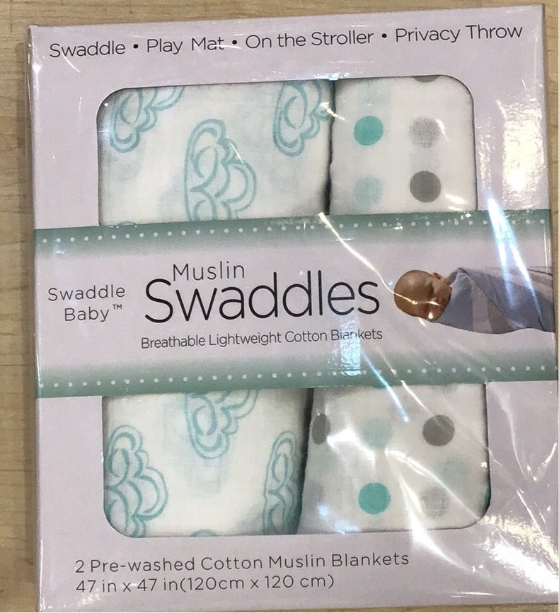 Earth Bebe Muslin Swaddles-Bebehaus