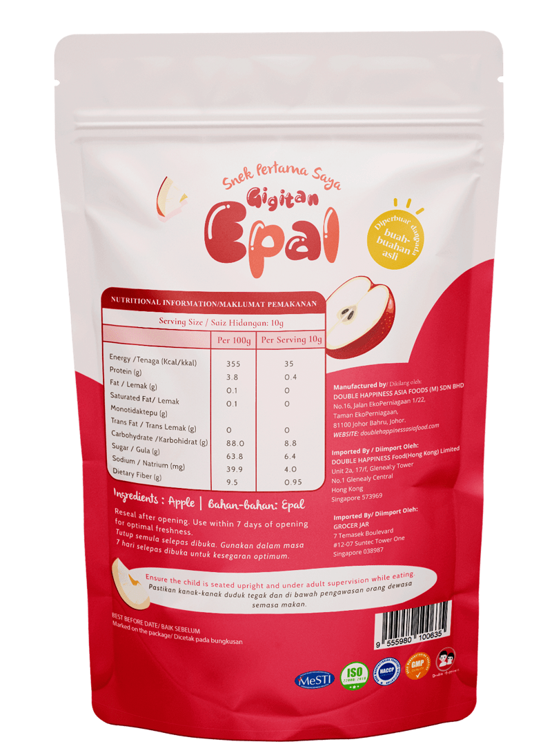 Double Happiness My First Snack Dried Fruits-Bebehaus