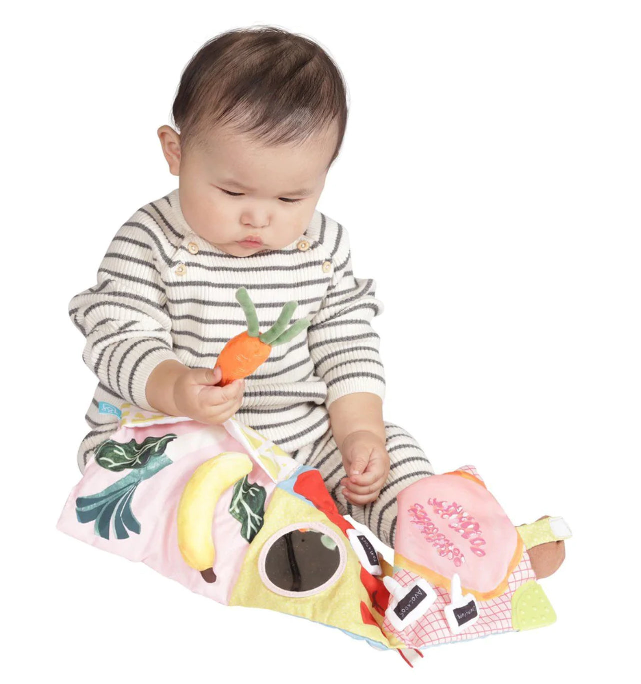 Manhattan Toy Mini-Apple Farm Soft Book-Bebehaus