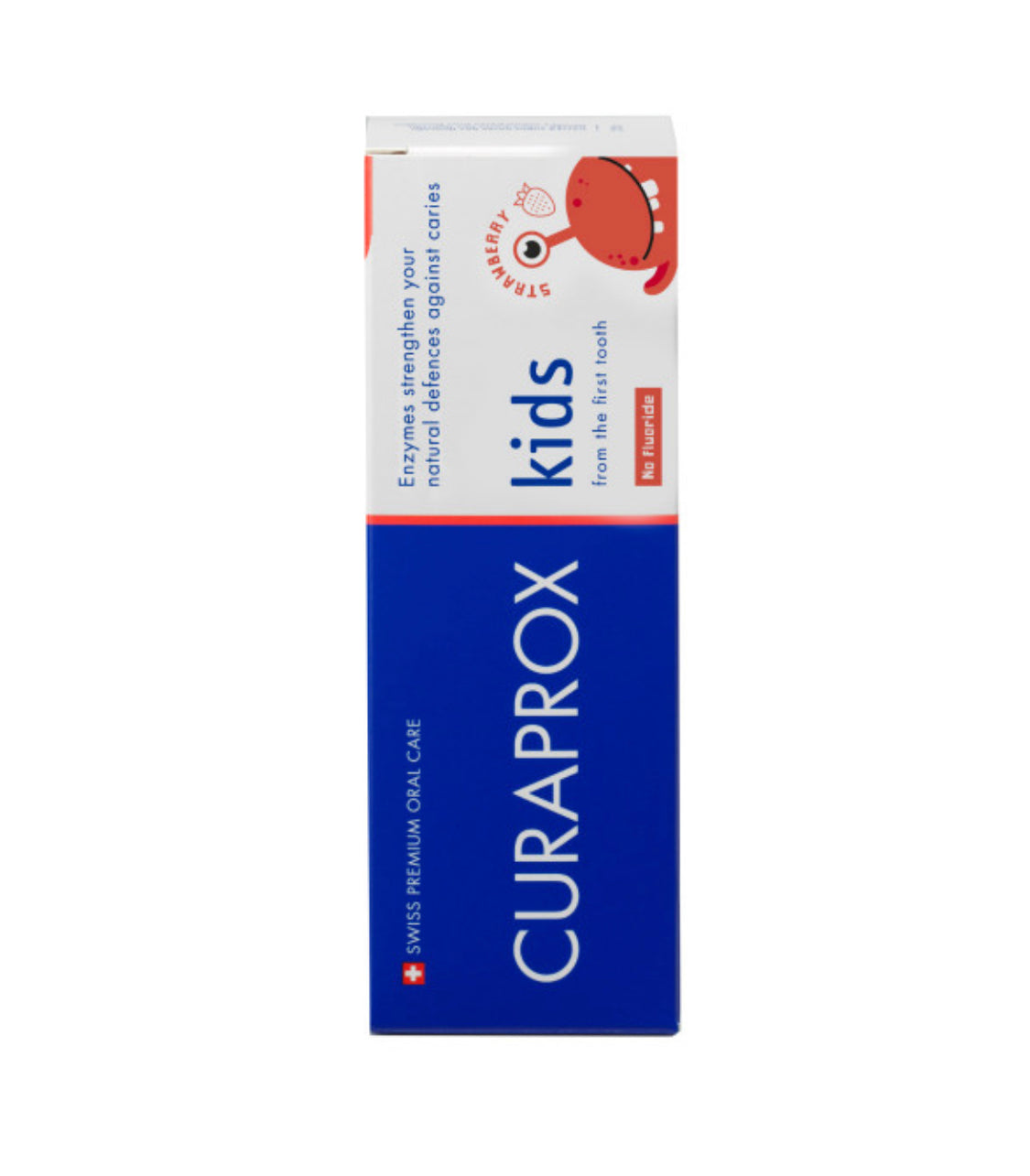 Curaprox Kid Toothpaste Strawberry Flavor Zero Fluoride , 60ml-Bebehaus