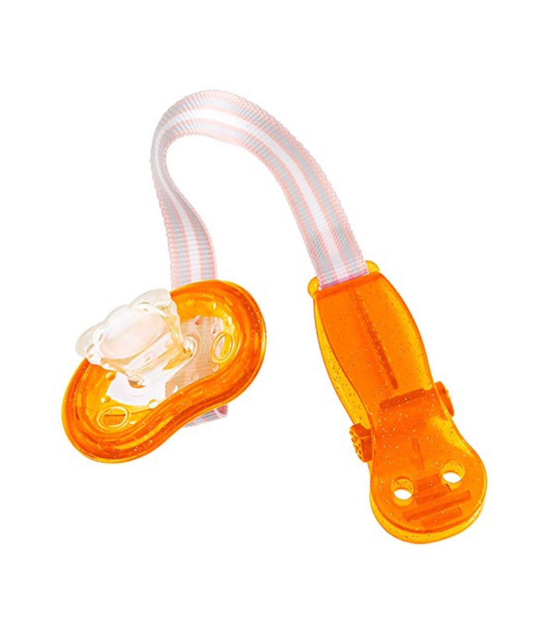 Curaprox Baby Soother Holder Orange-Bebehaus