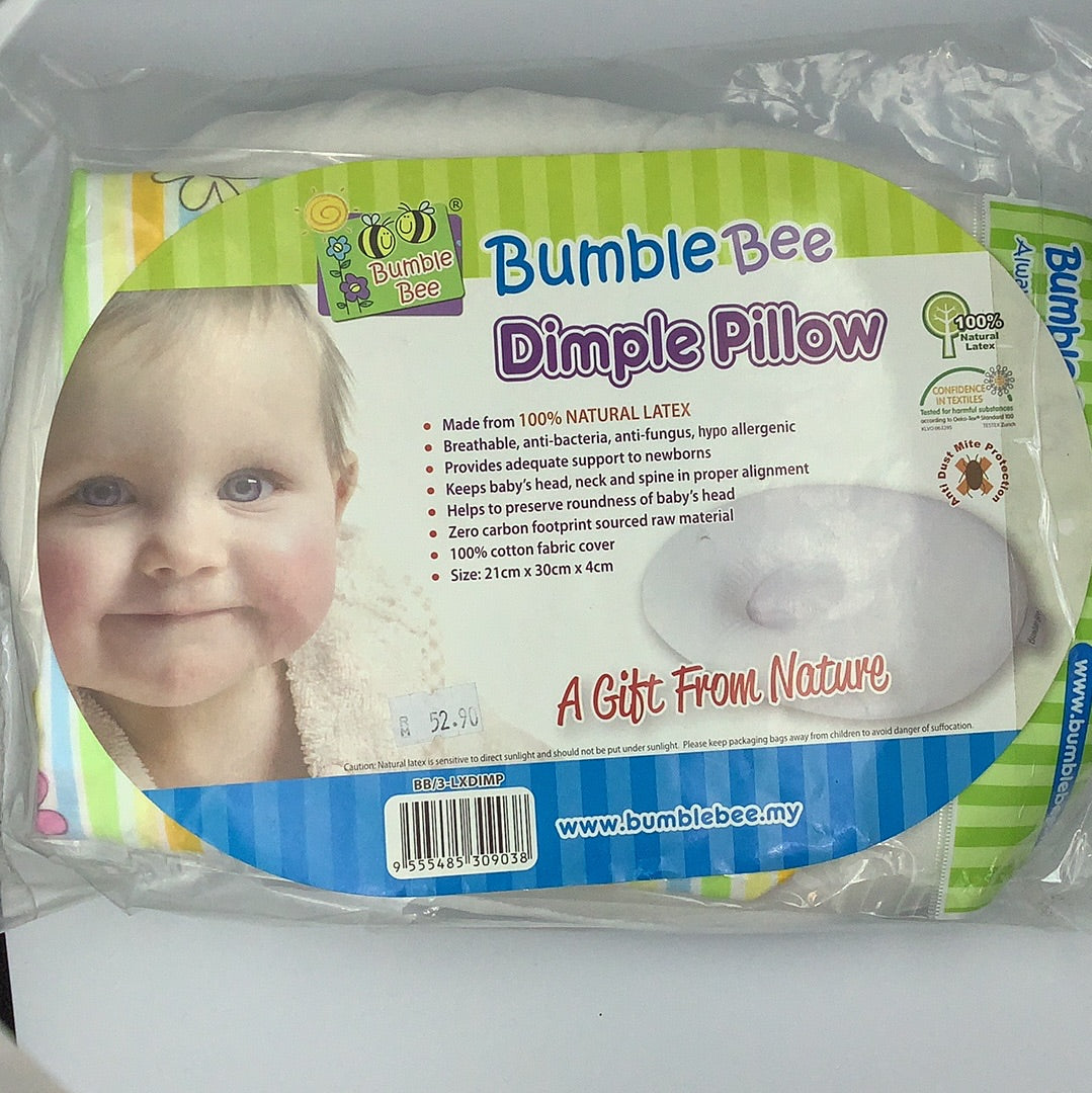 Bumble Bee  Dimple Pillow Latex-Bebehaus