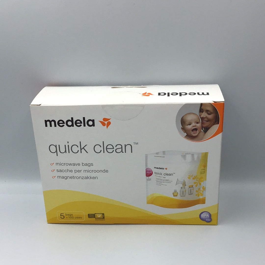 MEDELA Quick Clean Microwave Steam Bag (5pcs)-Bebehaus