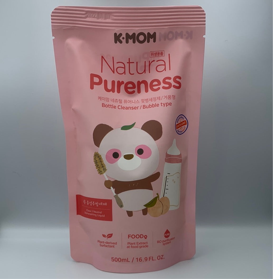 K-MOM Baby Bottle Cleanser Liquid Type Refill 500ml-Bebehaus