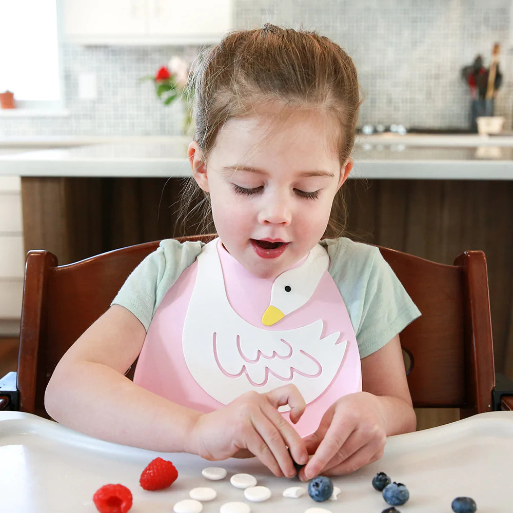 Make My Day Baby Bib (Swan)-Bebehaus