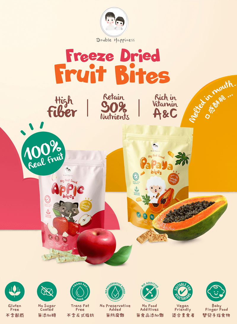 Double Happiness My First Snack Dried Fruits-Bebehaus