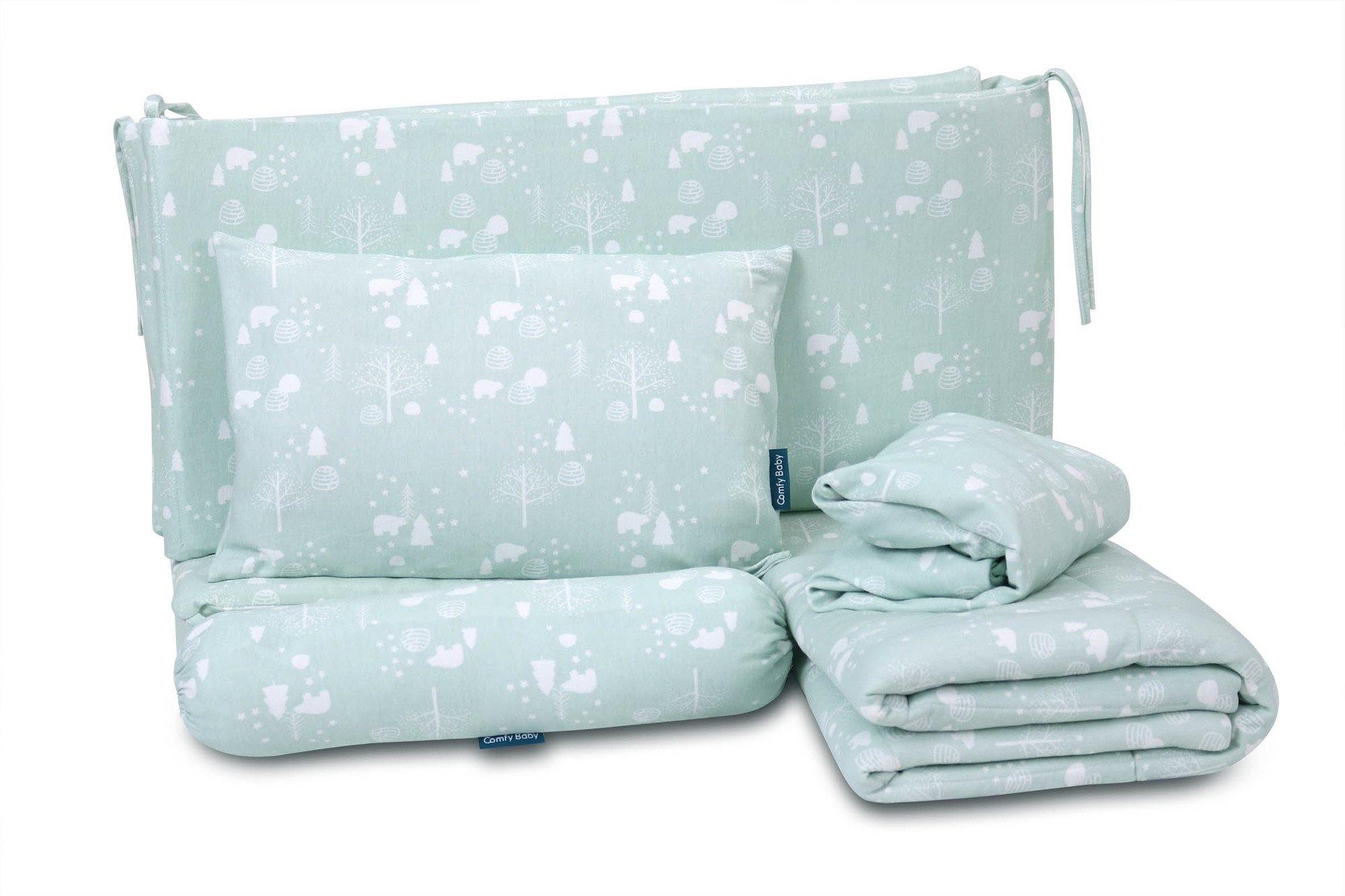 Comfy Living 6 In 1 Bedding Set (Color Design)-Bebehaus