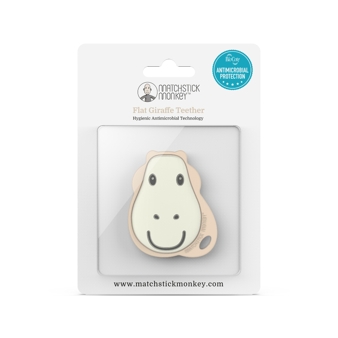 Matchstick Monkey Flat Face Teether-Bebehaus