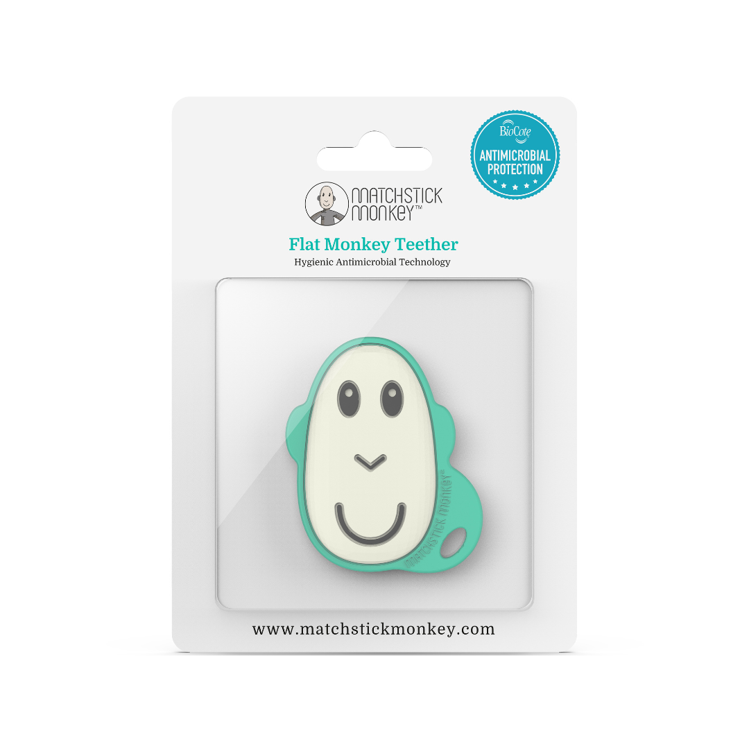 Matchstick Monkey Flat Face Teether-Bebehaus
