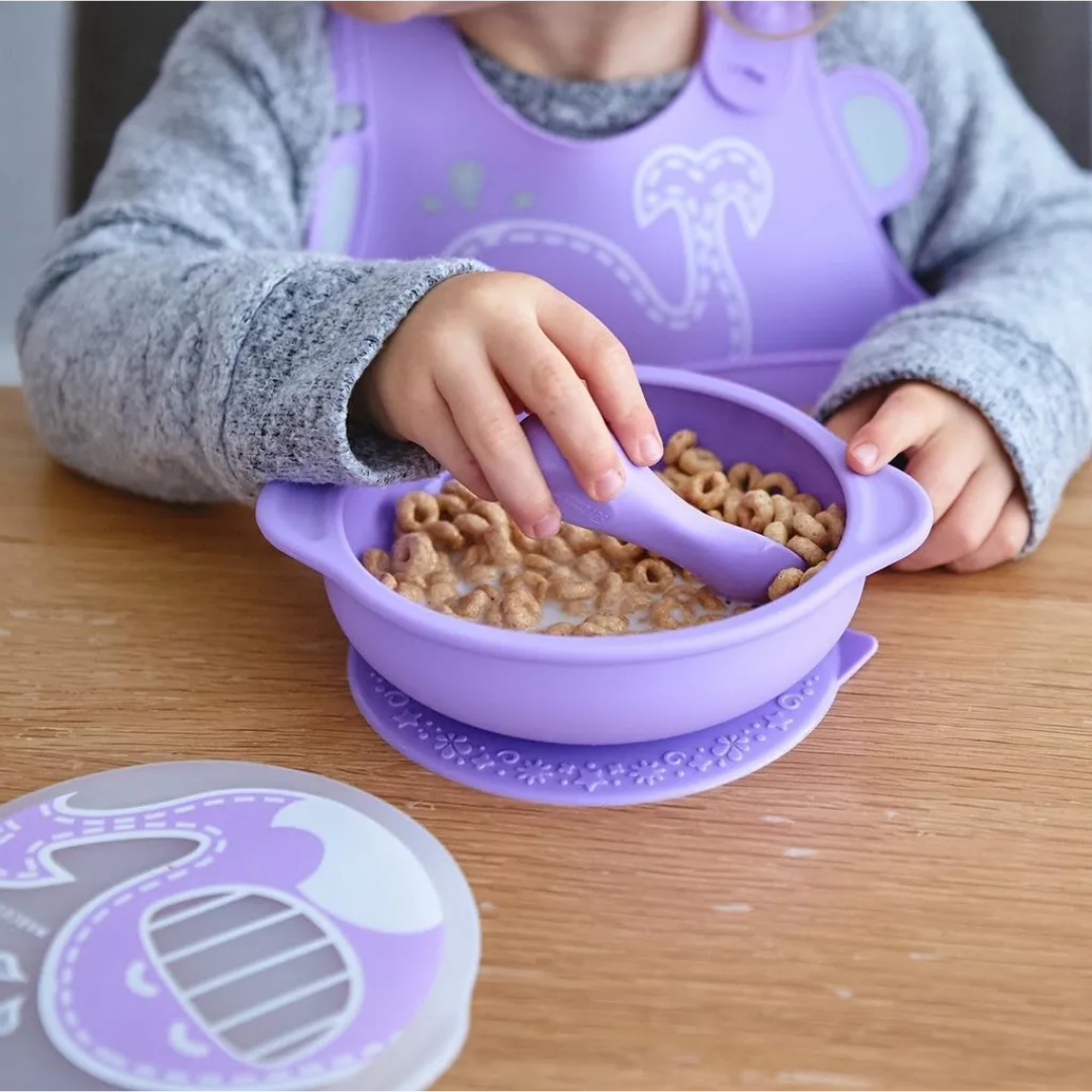 Marcus & Marcus Suction Bowl with Lid-Bebehaus