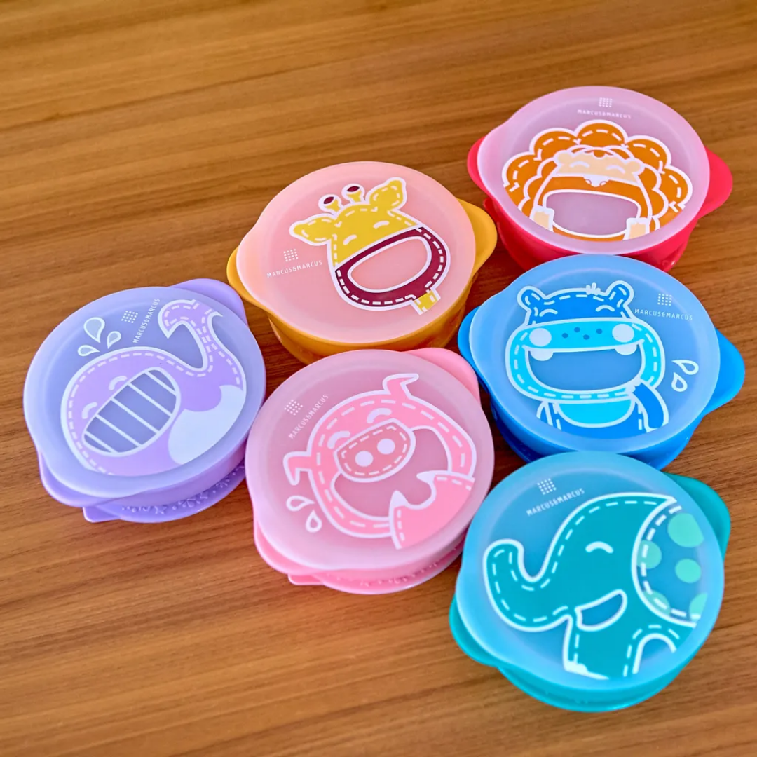 Marcus & Marcus Suction Bowl with Lid-Bebehaus