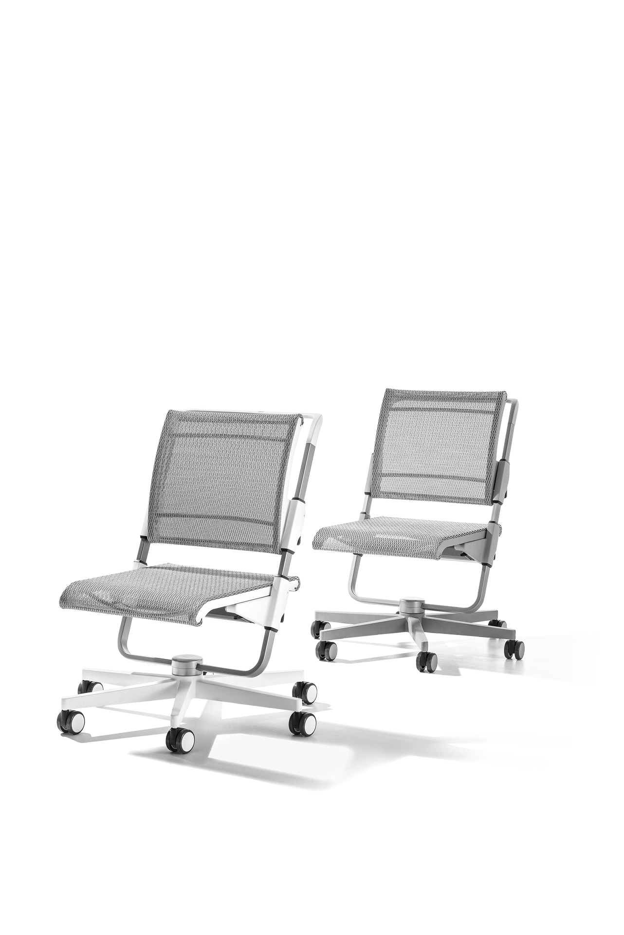 Moll Scooter Ergonomic Study Chair - Grey-Bebehaus
