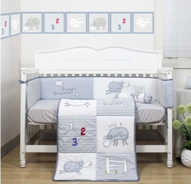 Happy Cot  5pcs Bedding Set-Bebehaus