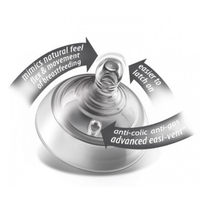 Tommee Tippee Closer to Nature 2-Pieces Teats 6m+ Thick Feed-Bebehaus