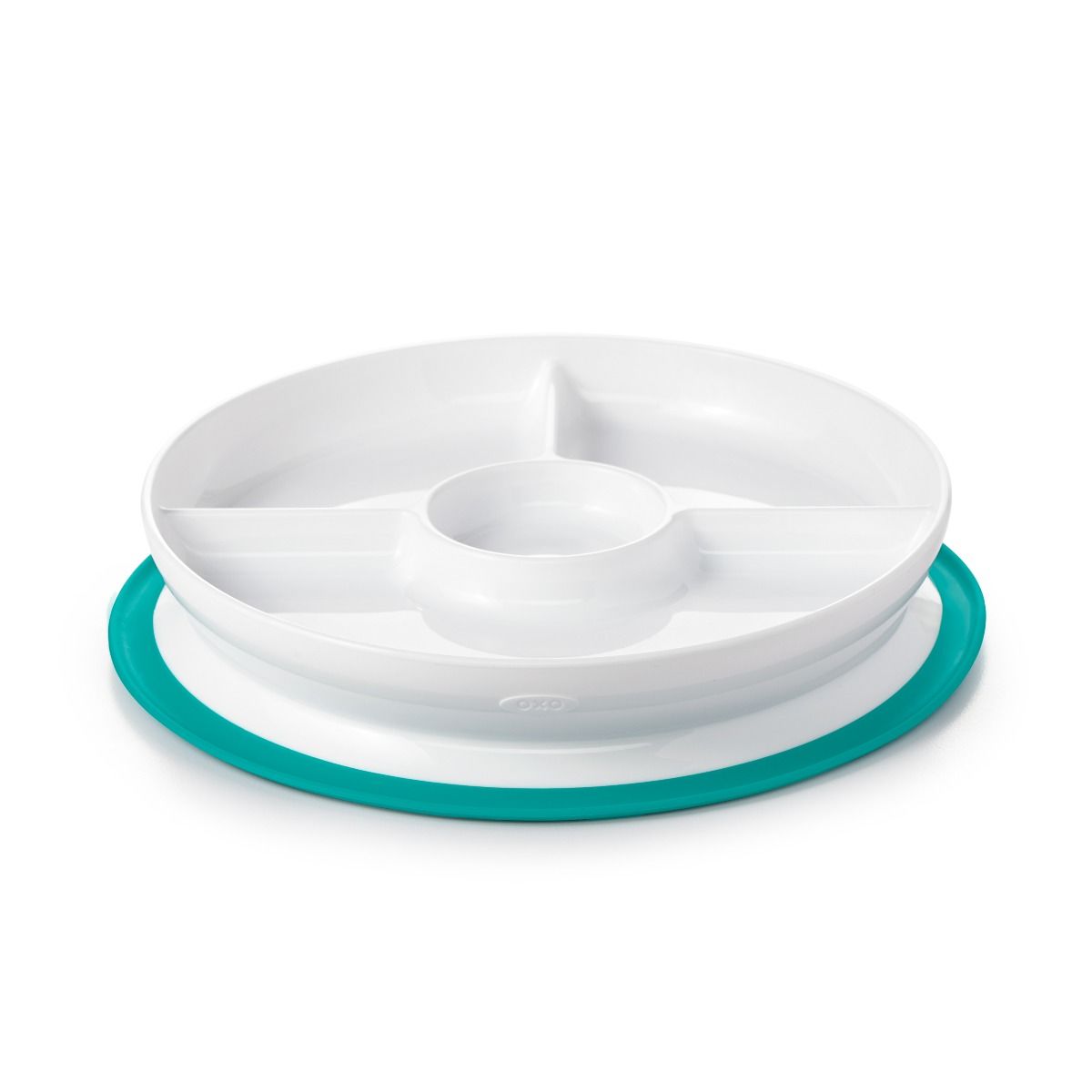 Oxo Tot Stick & Stay Suction Divided Plate-Bebehaus