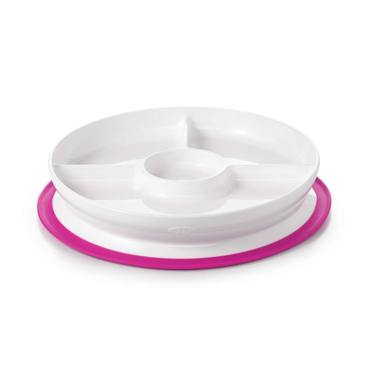 Oxo Tot Stick & Stay Suction Divided Plate-Bebehaus