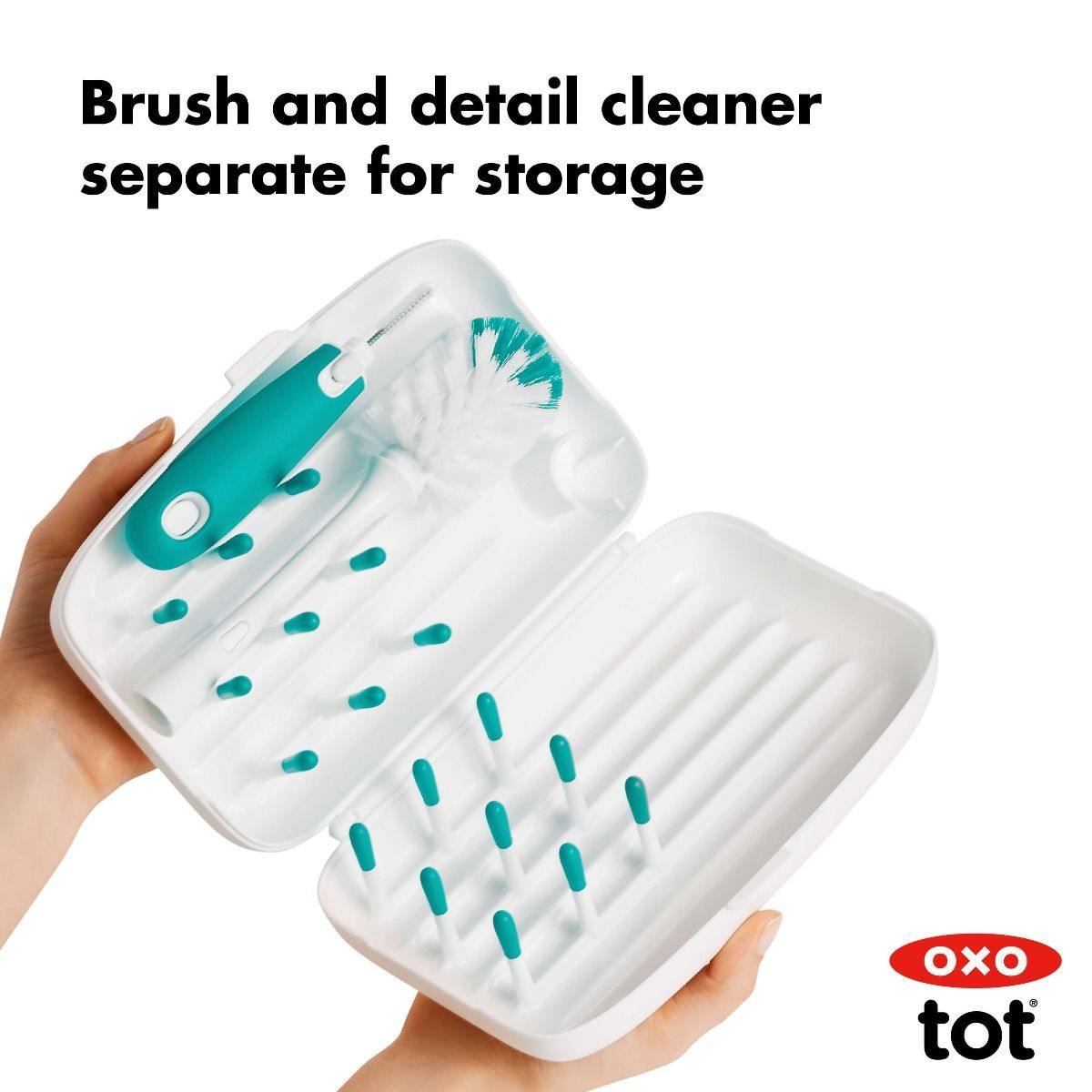 Oxo Tot On The Go Drying Rack Teal-Bebehaus
