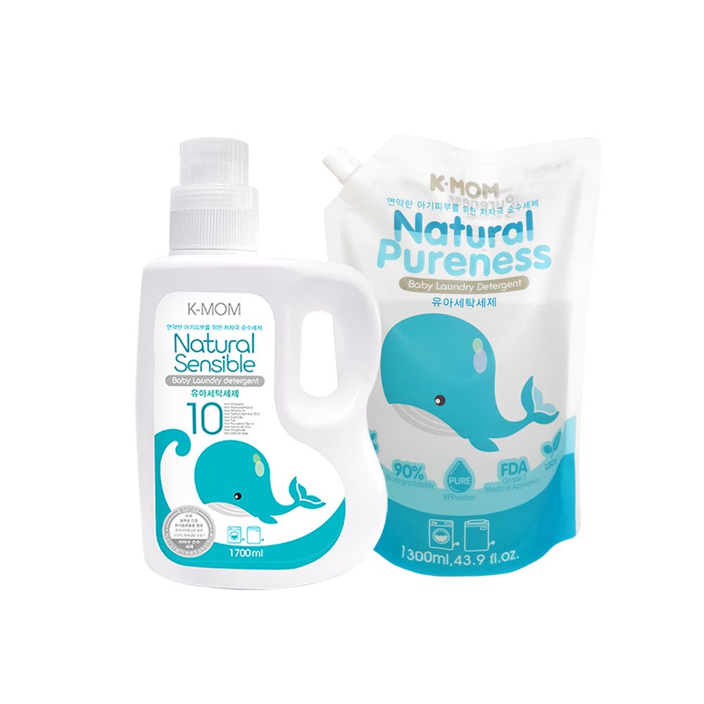 K-MOM Laundry Detergent Refill Pack 1300ML-Bebehaus
