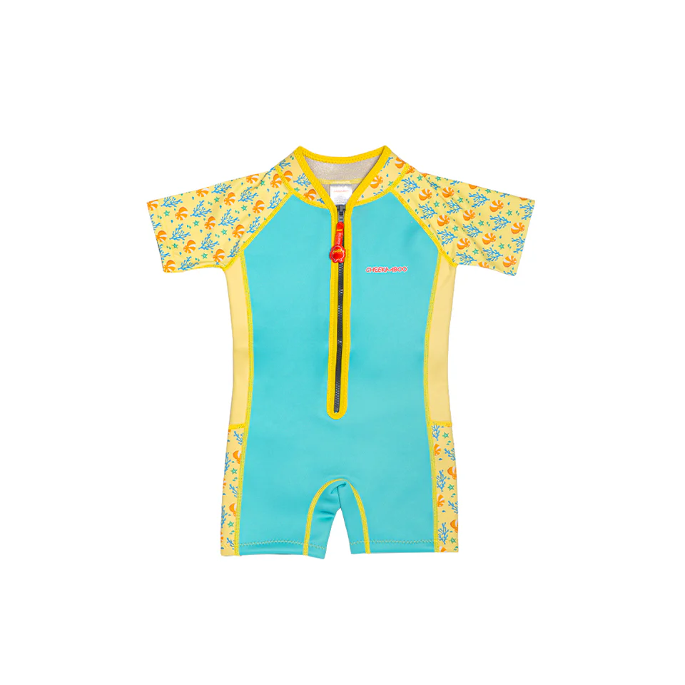 Cheekaaboo Wobbie Suit Green/Coral