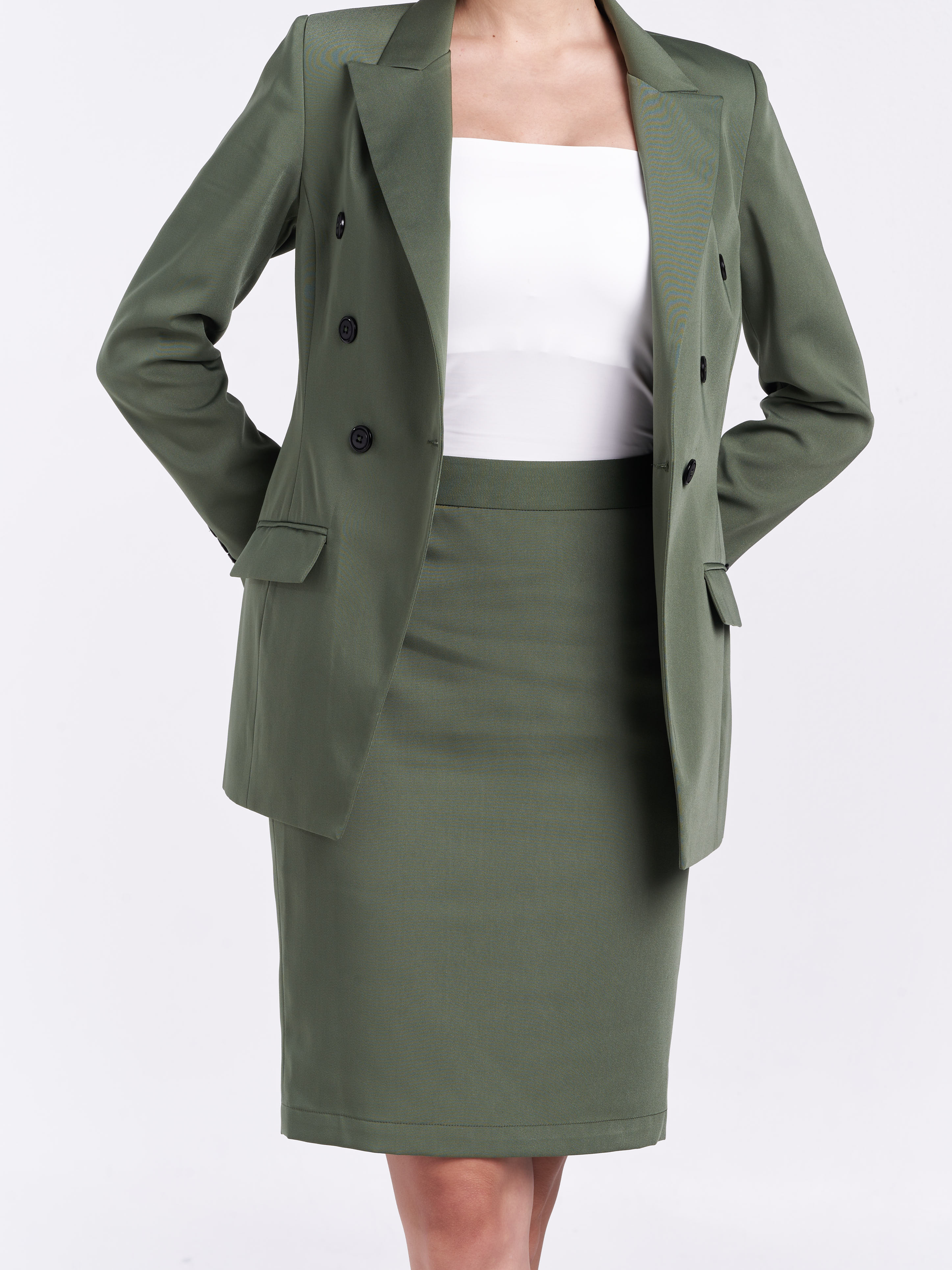 Classique Pencil Skirt [Fern Green]