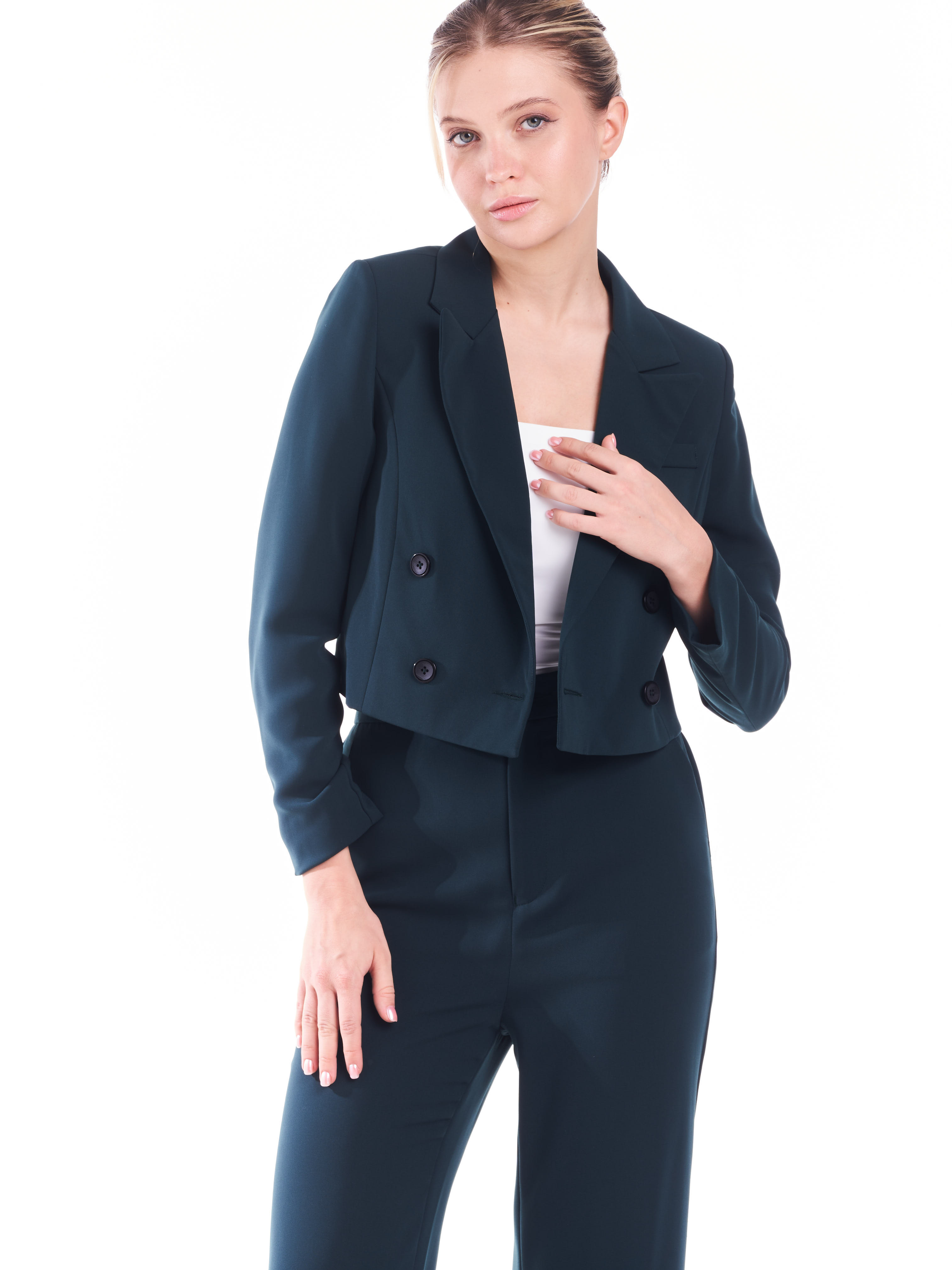 Willow Short Blazer [Hunter Green]