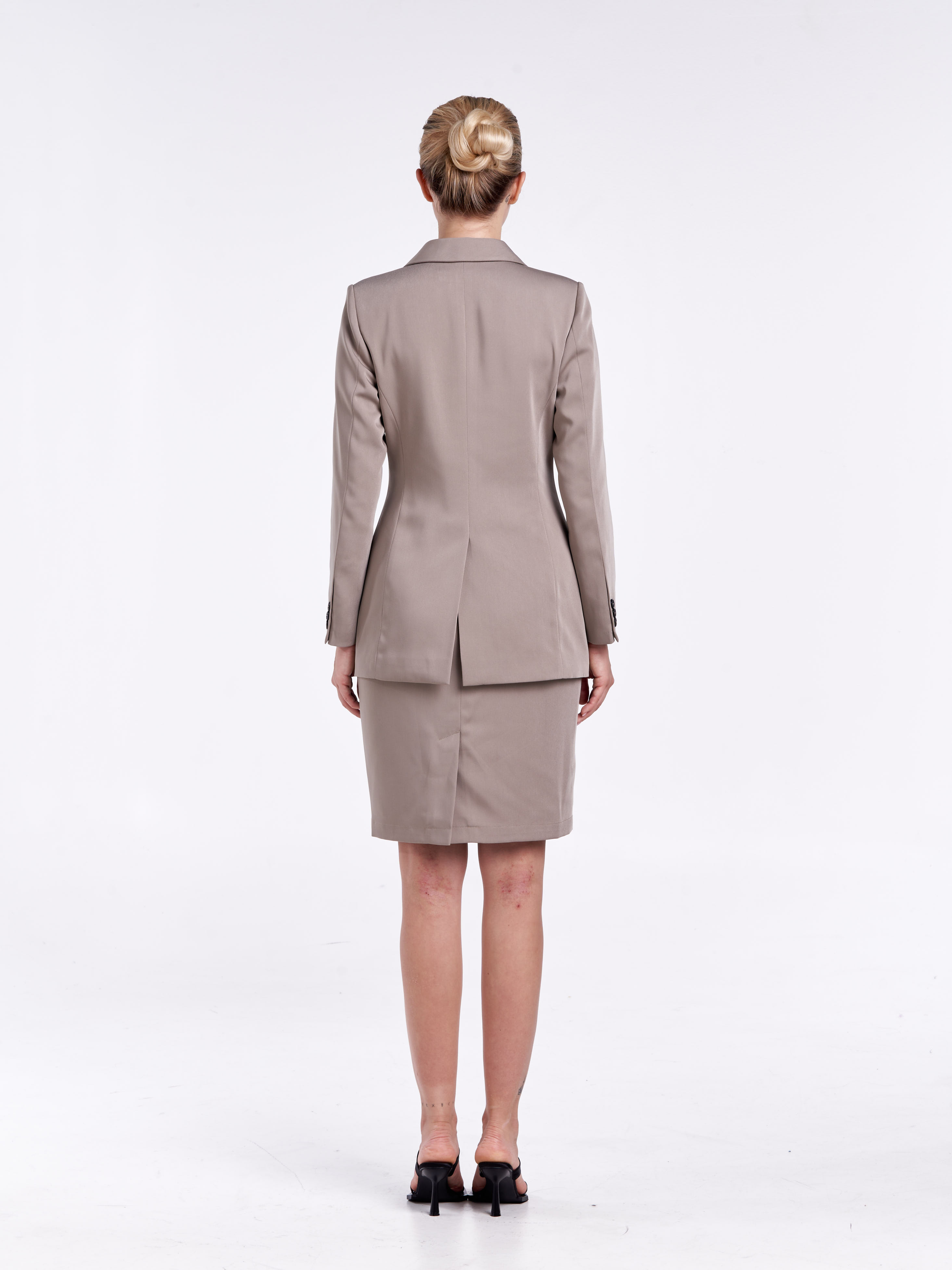 Classique Pencil Skirt [Oat Brown]