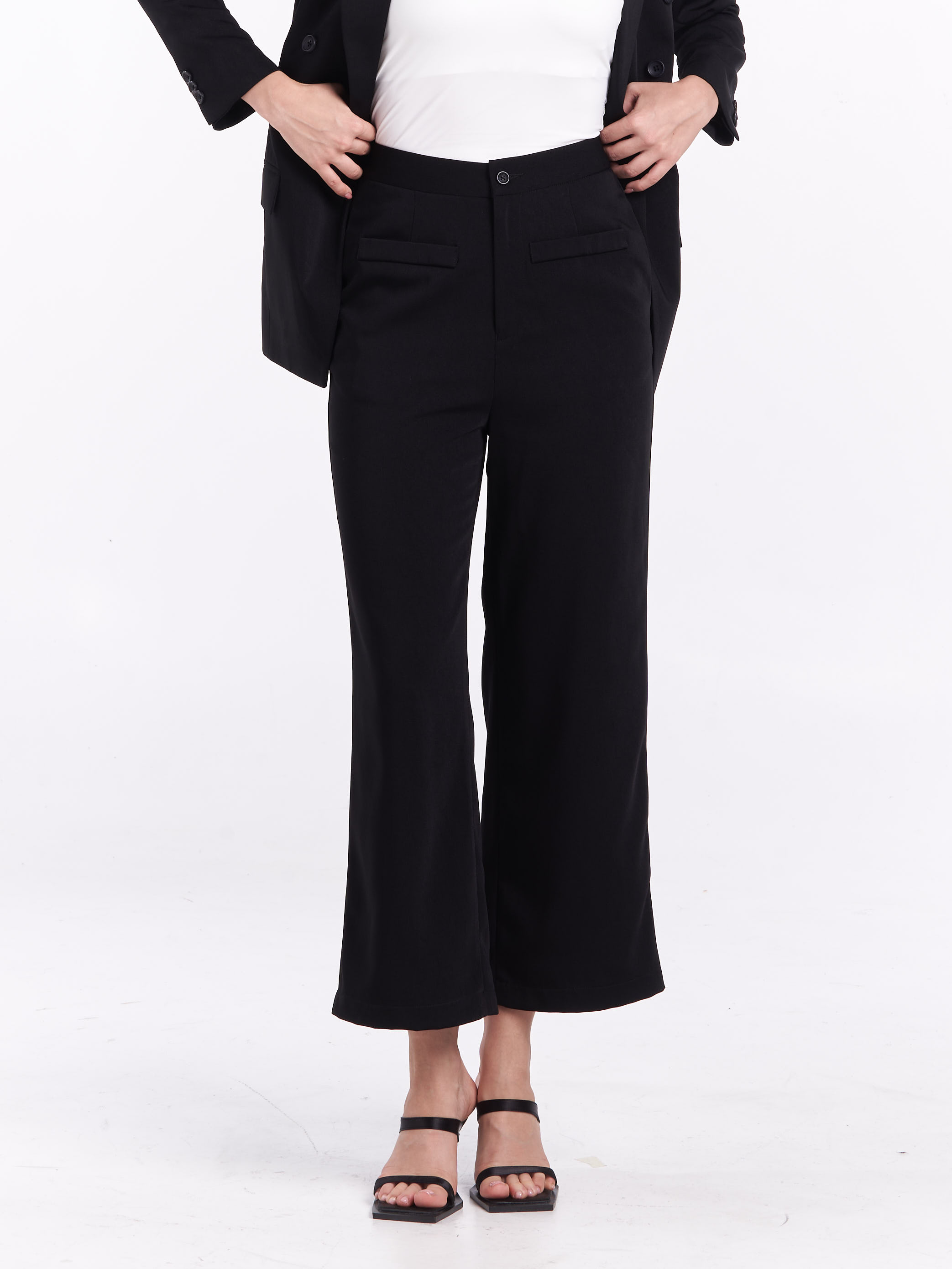 Classique High Waist Pants [Classic Black]