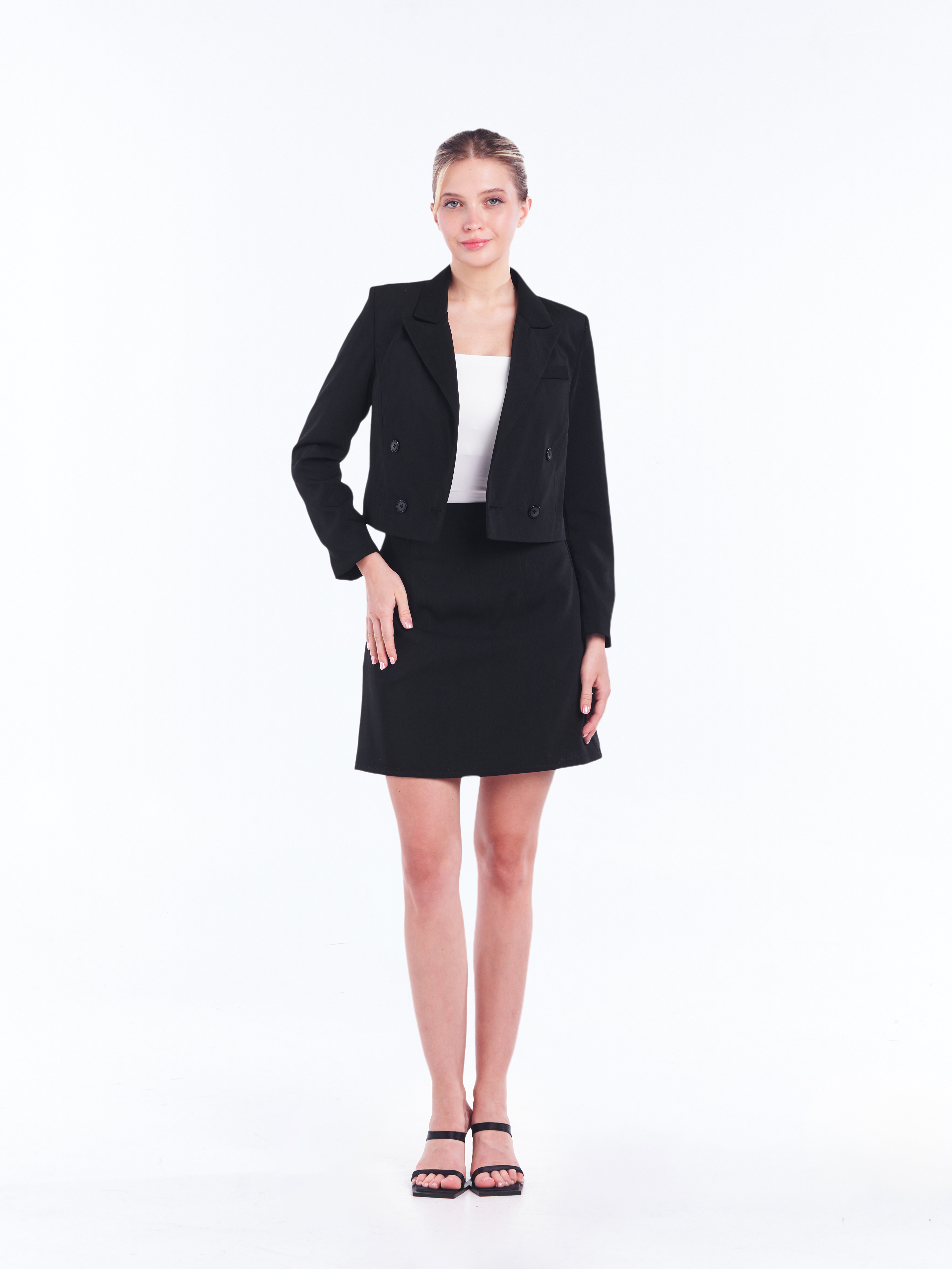 Maya A-line Skirt [Classic Black]