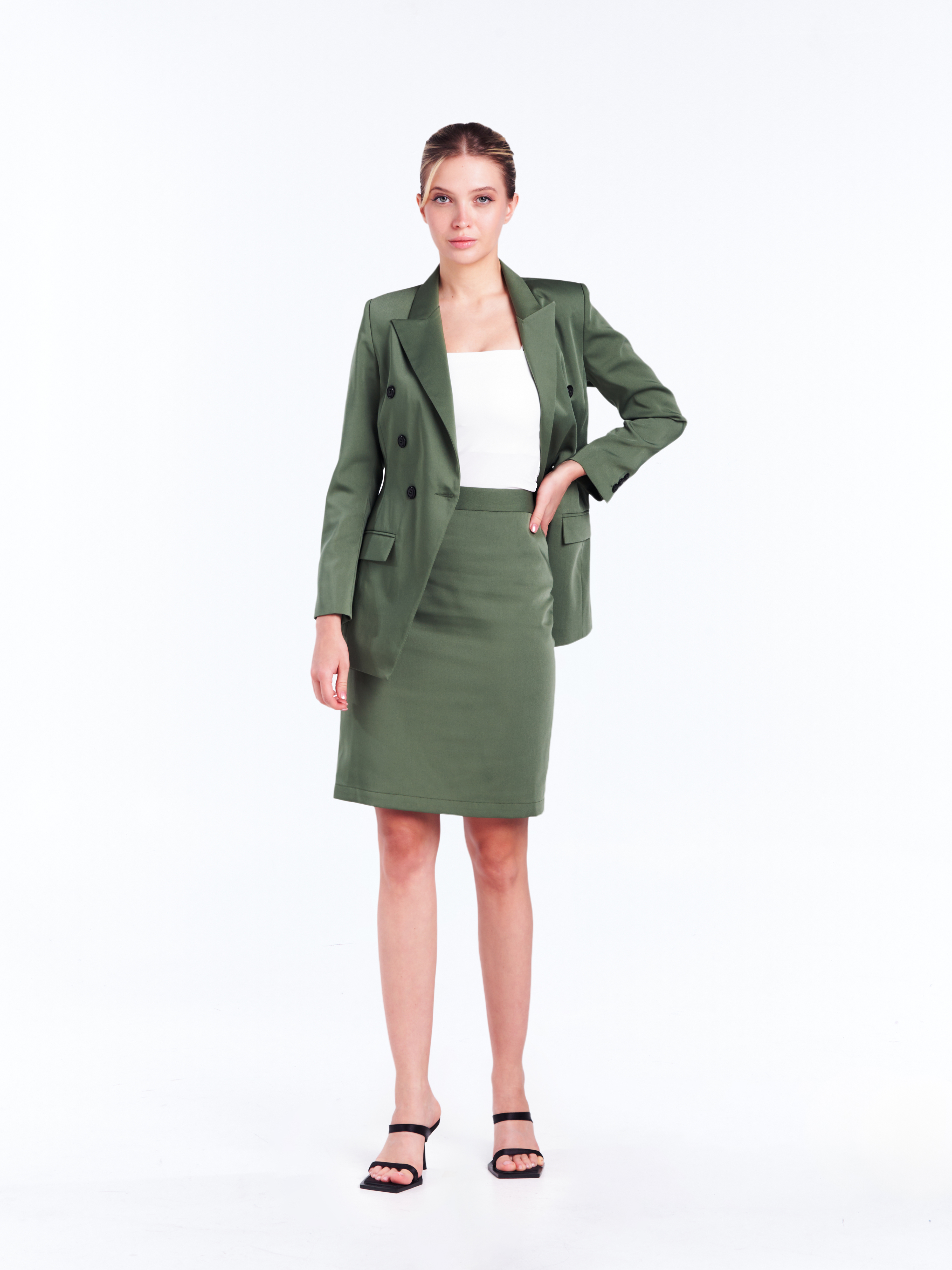 Classique Pencil Skirt [Fern Green]