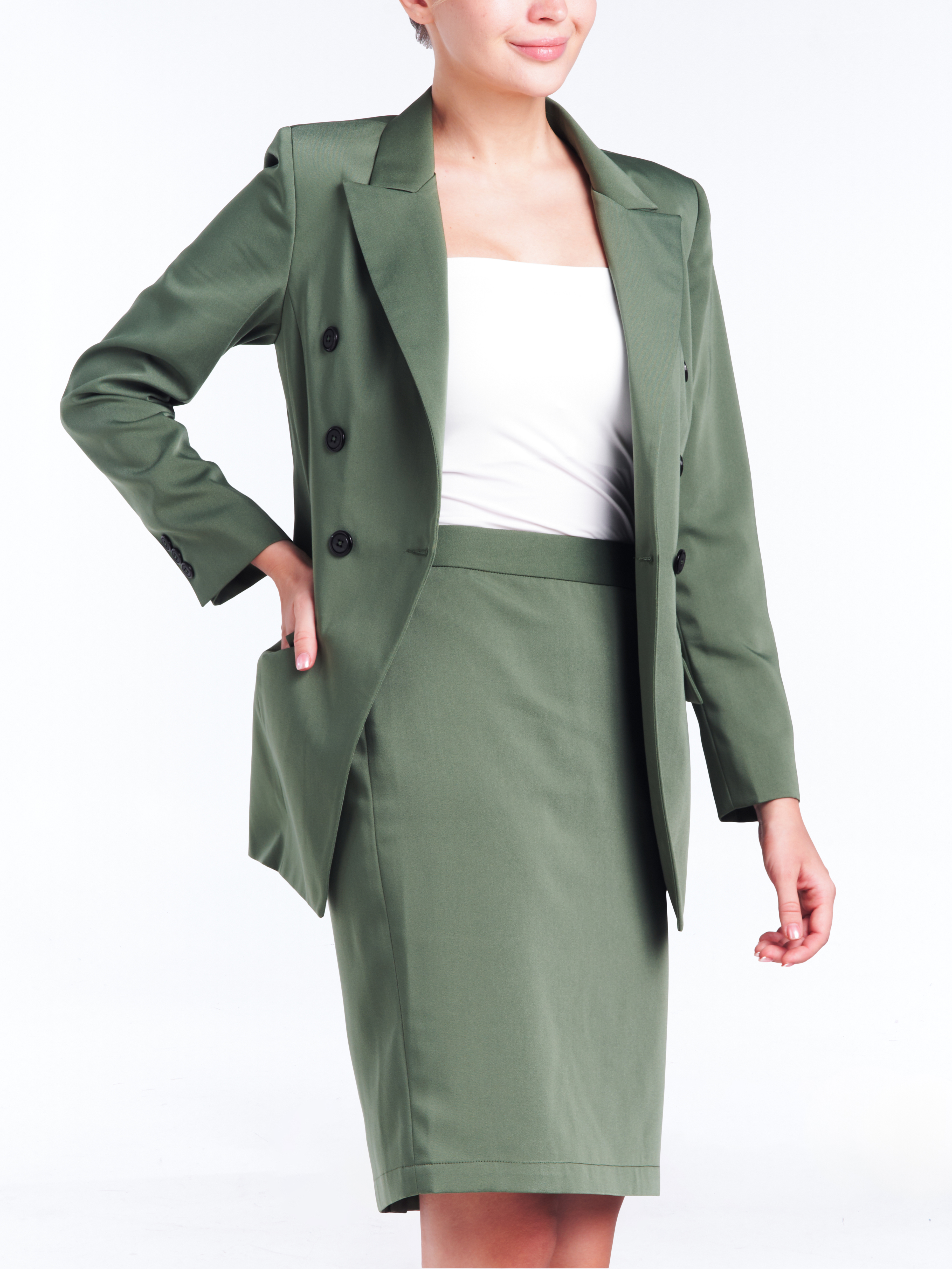 Classique Pencil Skirt [Fern Green]