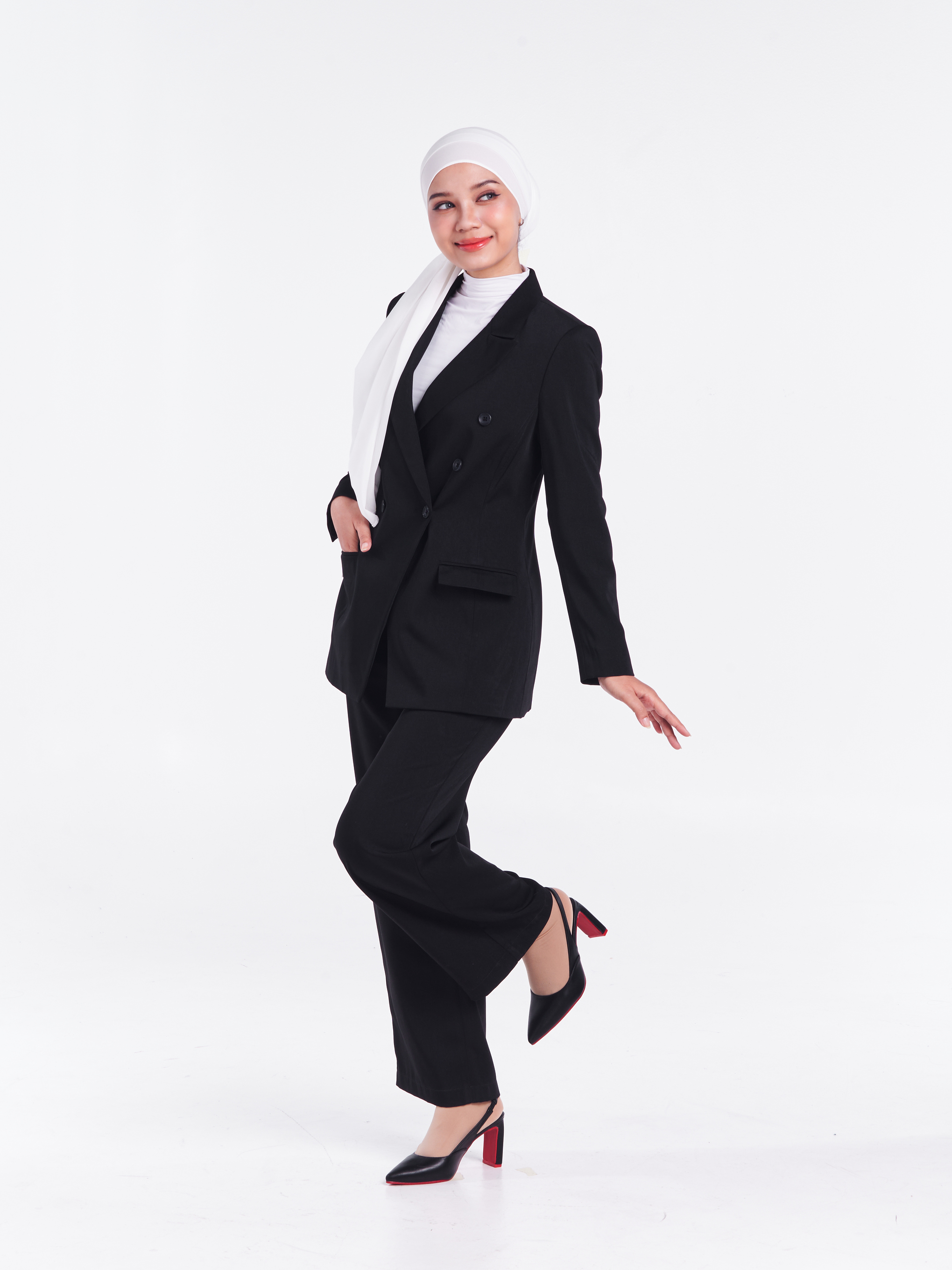 Classique High Waist Pants [Classic Black]