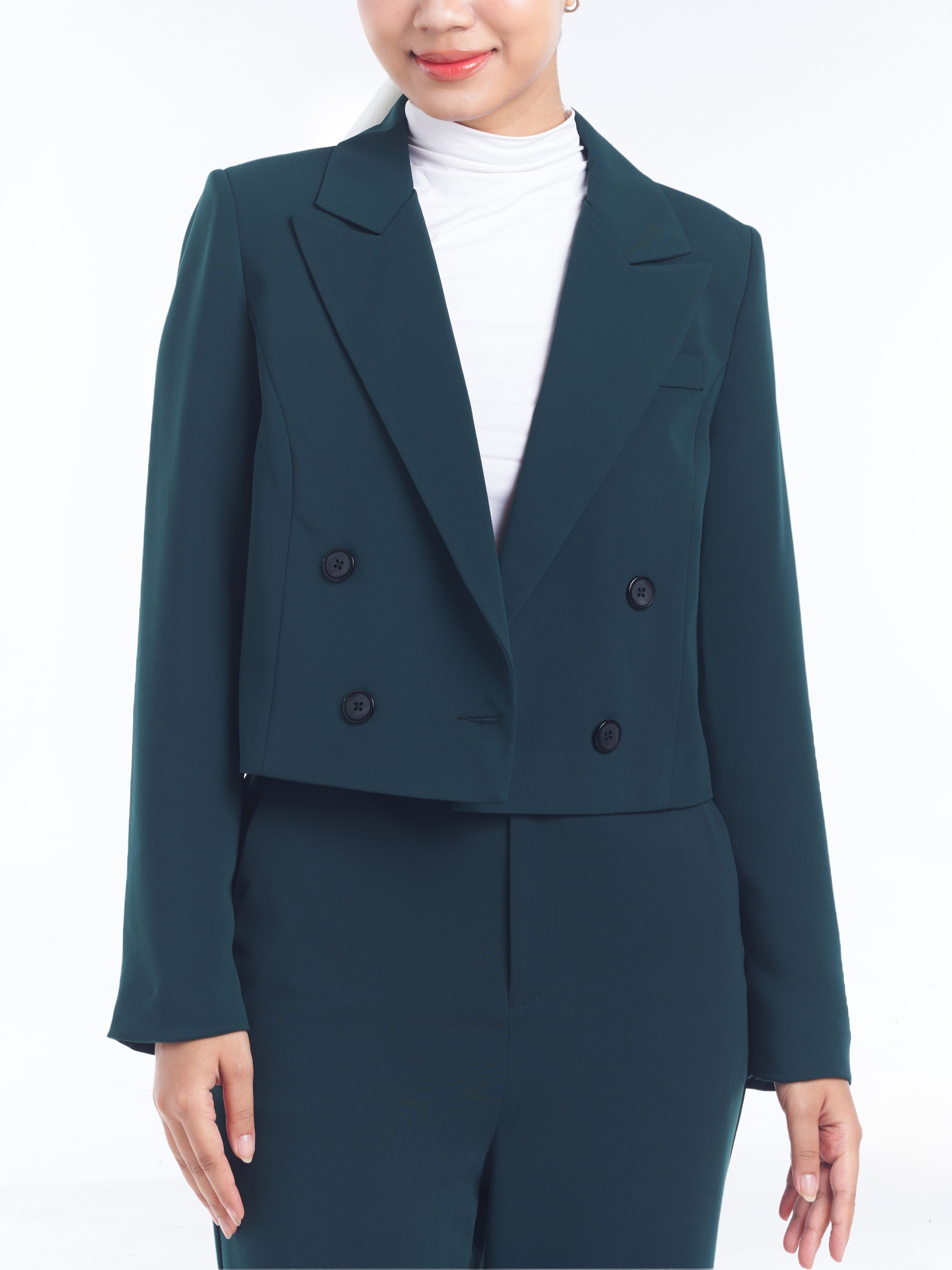 Willow Short Blazer [Hunter Green]