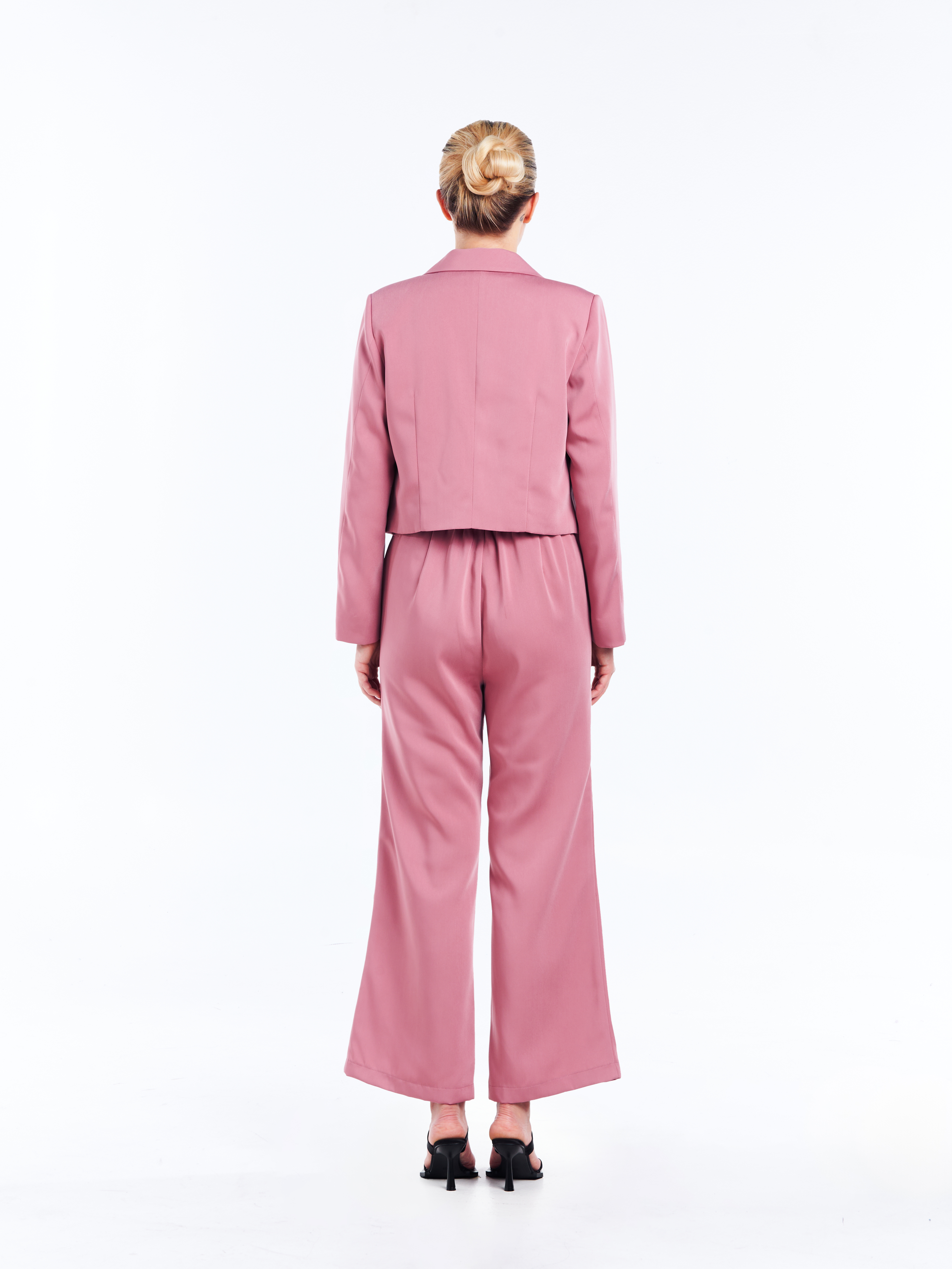 Willow Short Blazer [Dust Pink]