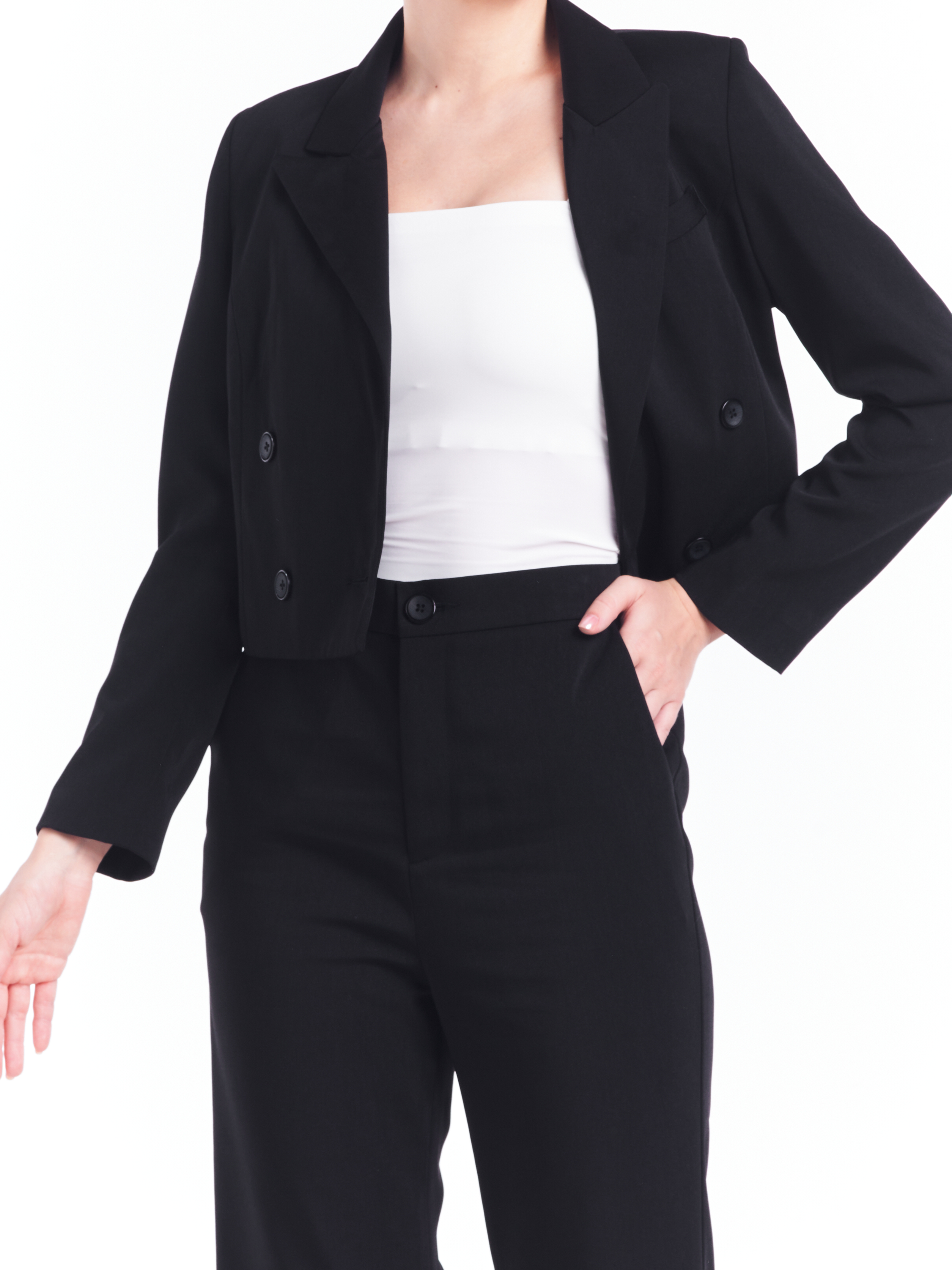 Maya Short Blazer [Classic Black]